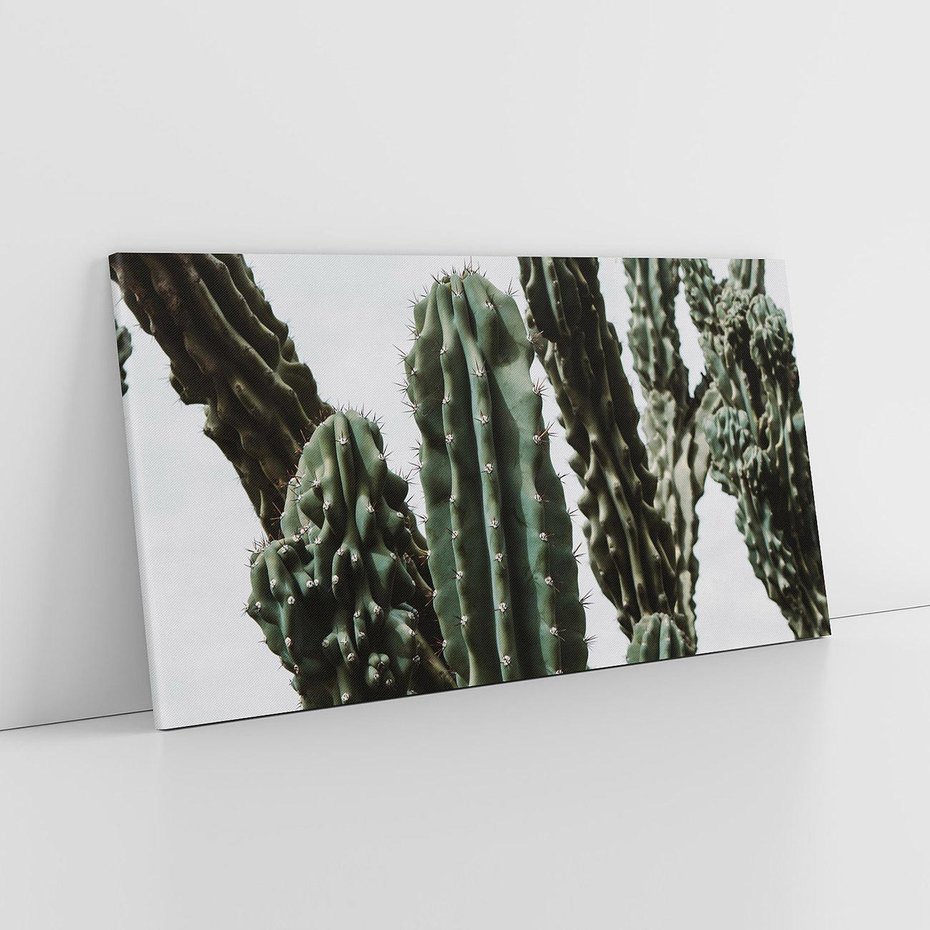 Obraz na płótnie 120x60 - Boho oaza wśród kaktusów - kaktusy, pustynia