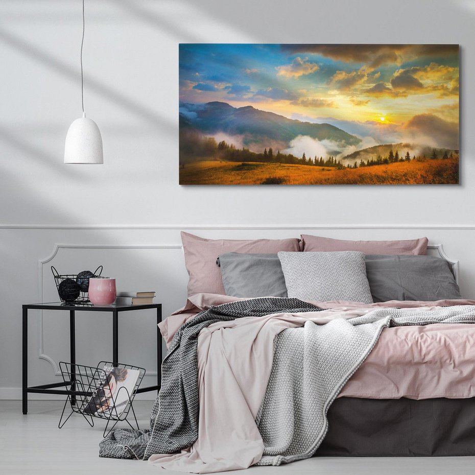 Obraz na płótnie 140x70 - Urok Górskiej Przyrody: Ukraina - góry, ukraina