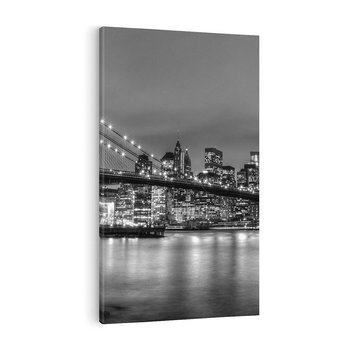 Obraz na płótnie 80x120 - Symbole Nowego Jorku - most, Nowy Jork