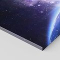 Obraz na płótnie 140x70 - Podróż w kosmiczną przestrzeń - kosmos, ziemia