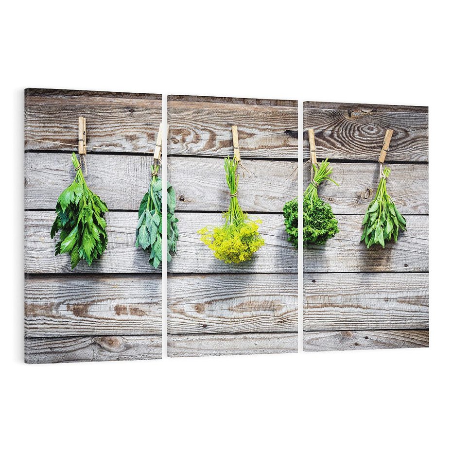 Obraz na płótnie 120x80 - Zielenina: Harmonia natury - zielenina