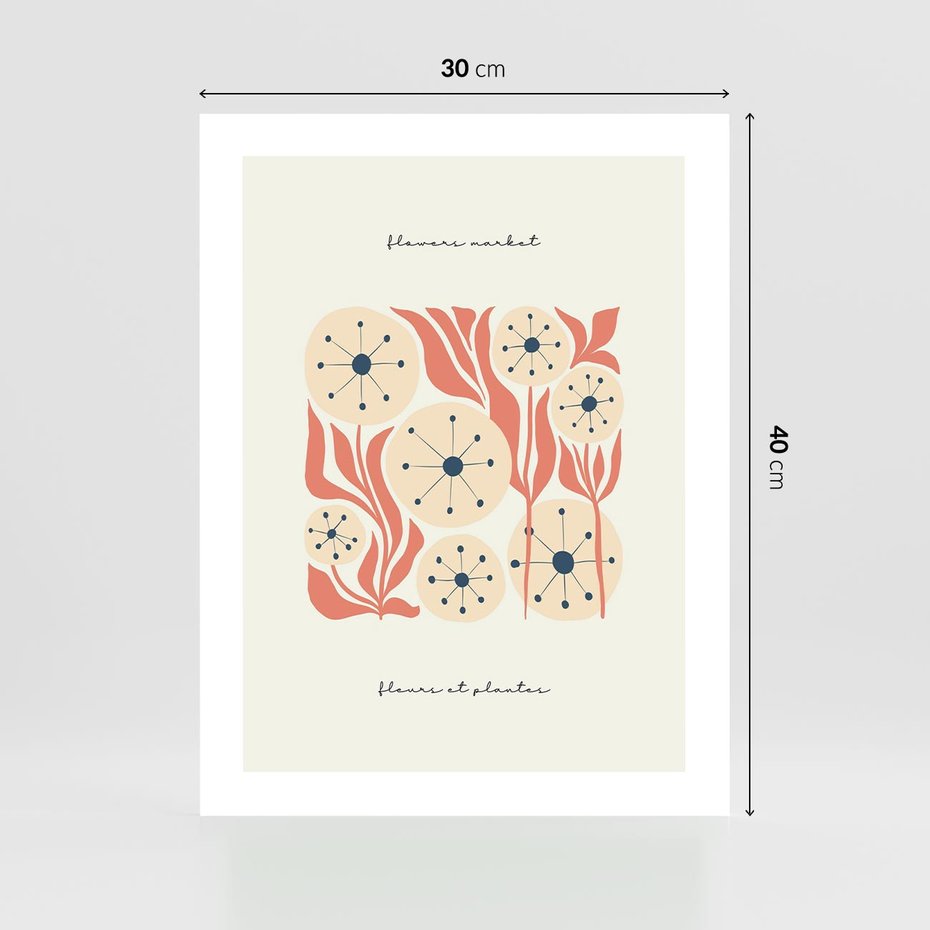 Plakat bez ramy 30x40 - Dmuchawce w Abstrakcji - dmuchawce, abstrakcja