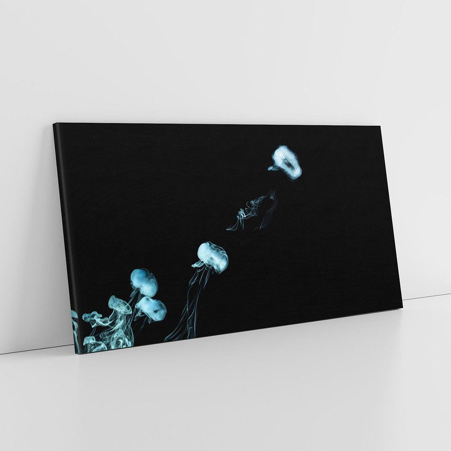 Obraz na płótnie 120x60 - Dym w abstrakcji - dym, abstrakcja