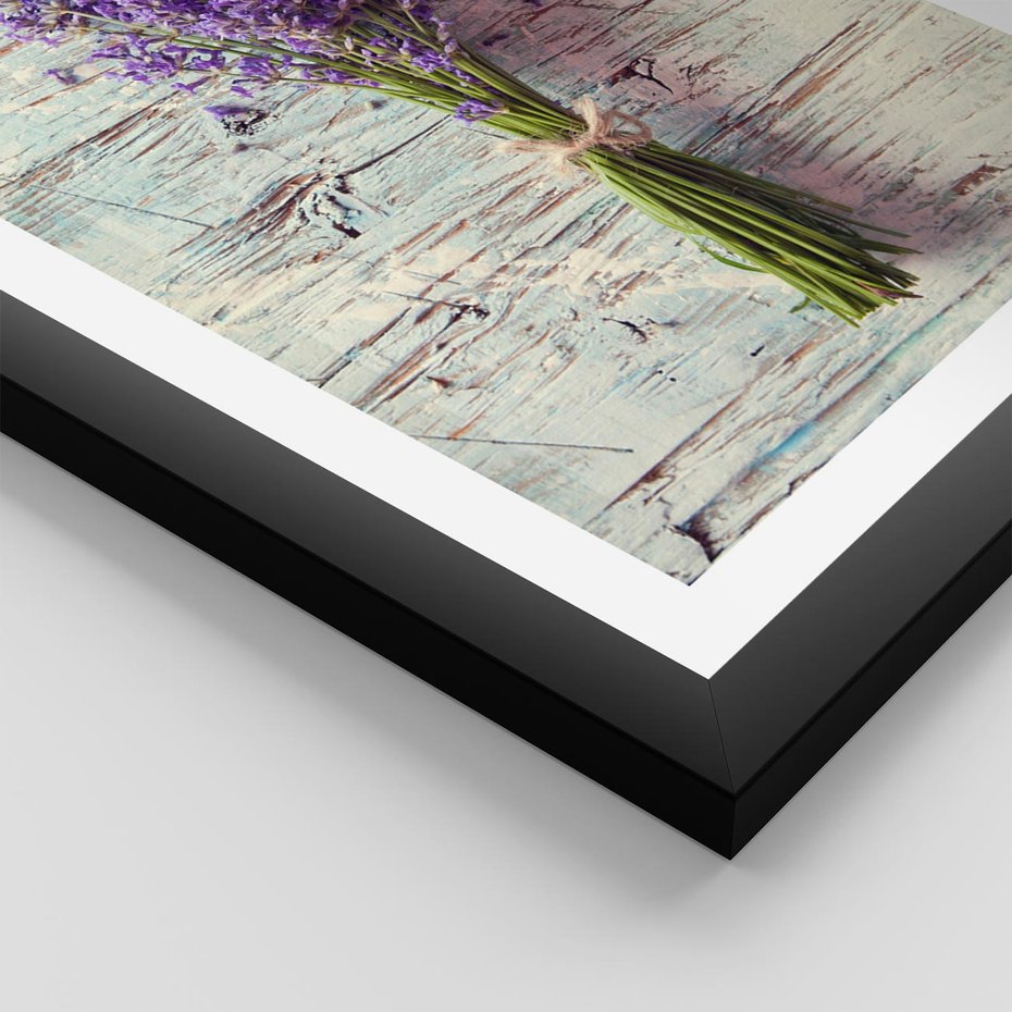 Plakat w ramie 50x70 - Kwiatowy bukiet pełen piękna - bukiet, kwiaty - rama czarna