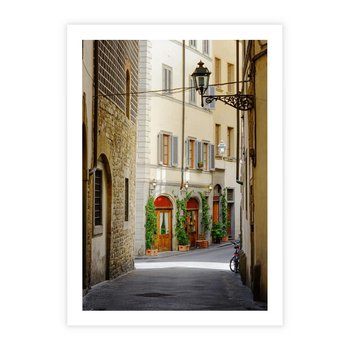 Plakat bez ramy 21x30 - Uliczka: perspektywa miejskiego krajobrazu - uliczka, perspektywa