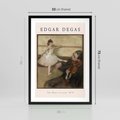 Plakat w ramie 50x70 - Klasyka Baletu - Edgar Degas, reprodukcja obrazu - rama czarna