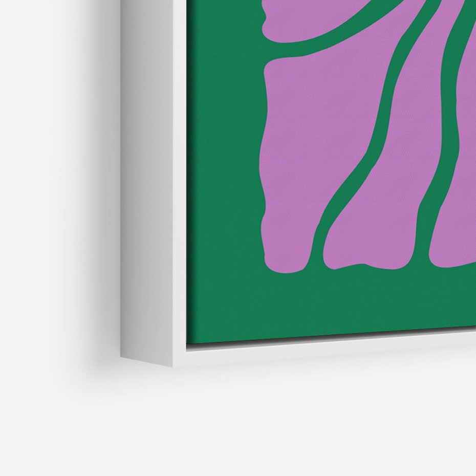 Obraz w ramie 70x100 - Bezczasowe Impresje - abstrakcyjny plakat, boho styl - rama biała