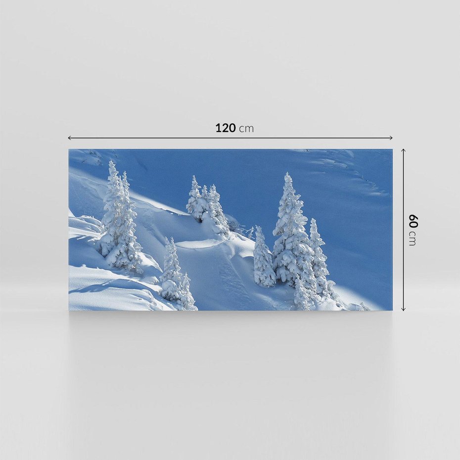 Obraz na płótnie 120x60 - Magia zimowego krajobrazu - śnieg, zima