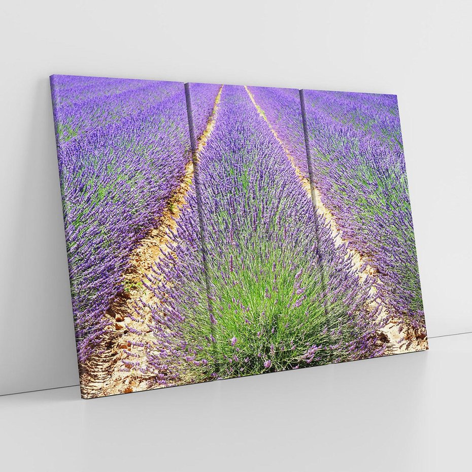 Obraz na płótnie 120x80 - Lawendowy kwiat - lawenda, kwiat