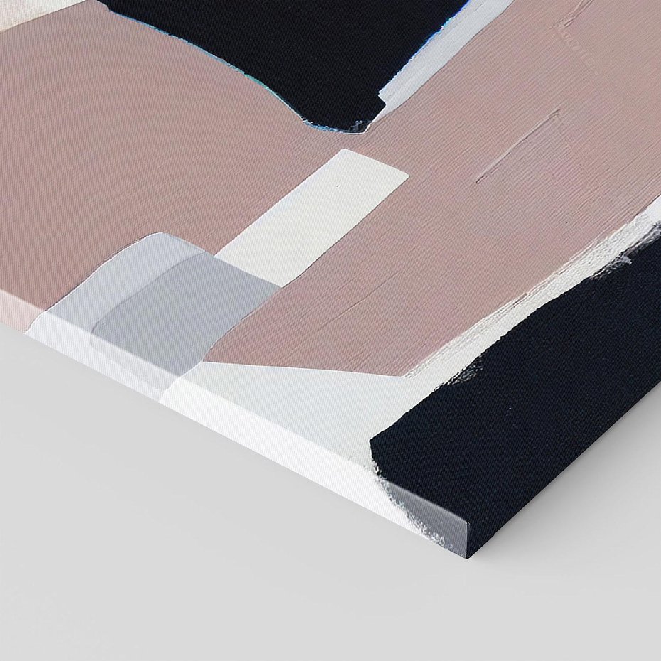 Obraz na płótnie 100x70 - Wyrażona cisza abstrakcji - abstrakcyjne, nieregularne kształty