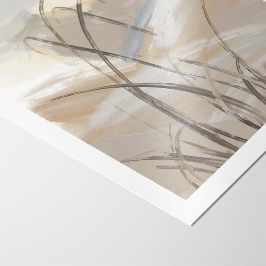 Plakat bez ramy 21x30 - Nowoczesne Odbicia - akwarela, obraz