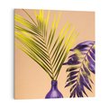 Obraz na płótnie 40x40 - Delikatne Piękno - palma, pastele