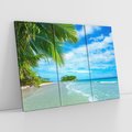 Obraz na płótnie 120x80 - Ucieczka do Raju - wyspa tropikalna, plaża