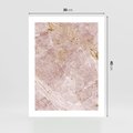 Plakat bez ramy 30x40 - Wyjątkowa Stylizacja - marmur, złoto