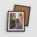 Plakat w ramie 40x50 - Miłość na Romantycznej Uliczce - romantyczna, uliczka - rama czarna