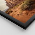 Zestaw obrazy w ramie 50x70 galeria - Kanion, widok, pustynia, USA - rama czarna
