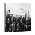 Obraz na płótnie 40x40 - Wibracje Miejskiego Życia - miasto, wieżowce