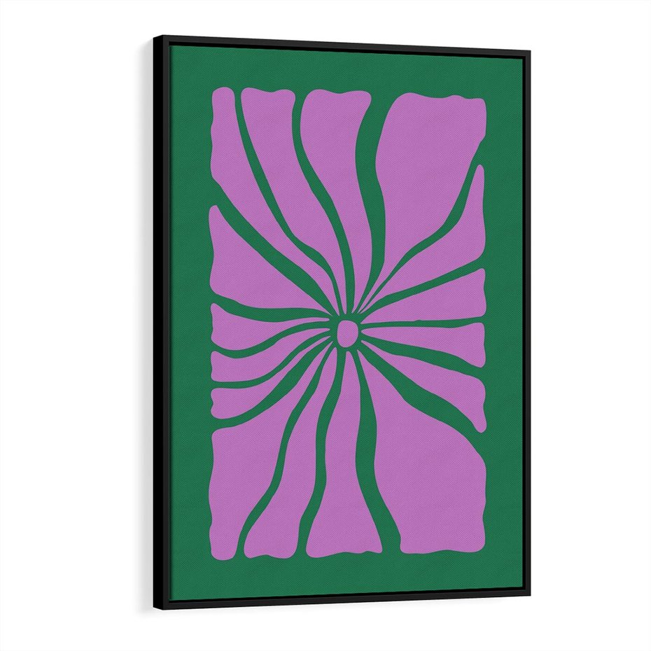 Obraz w ramie 70x100 - Bezczasowe Impresje - abstrakcyjny plakat, boho styl - rama czarna