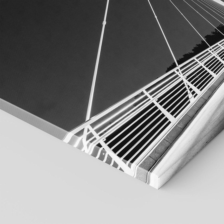 Obraz na płótnie 100x70 - Most nocą - Architektura - most, noc