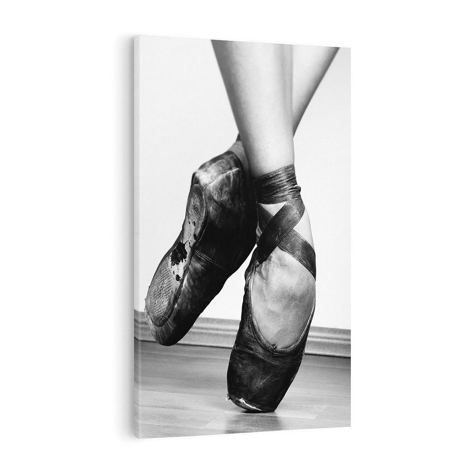 Obraz na płótnie 70x100 - Taniec Zmysłów - artystyczne zdjęcie, odcienie szarości