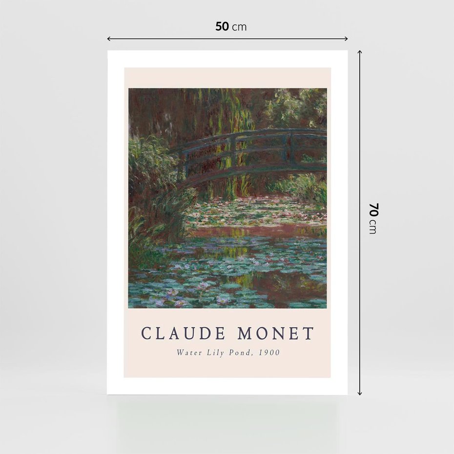 Plakat bez ramy 50x70 - Sztuka i Litera - Claude Monet, reprodukcja obrazu