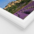 Plakat w ramie 30x40 - Prowansalska Aura - lawenda, Prowansja - rama biała