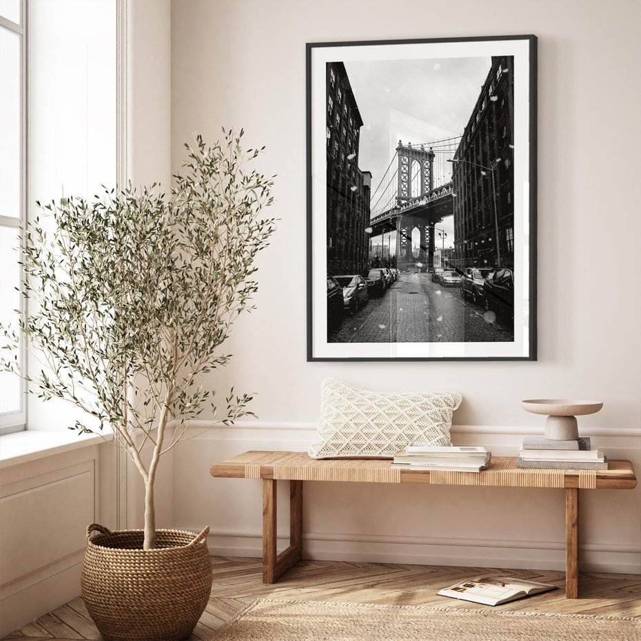 Plakat bez ramy 30x40 - Ikona Miasta - Nowy Jork, most