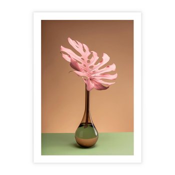 Plakat bez ramy 30x40 - Wyjątkowy monstera - monstera, liść