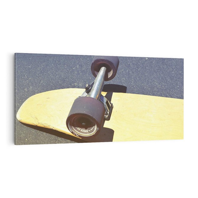 Obraz na płótnie 140x70 - Deskorolka - Sztuka Na Kółkach - deskorolka, skateboard