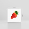 Obraz na płótnie 70x70 - Truskawka - Owocowa Rozkosz - truskawka, owoc