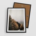 Plakat w ramie 50x70 - Kolorowa Jesień w Górskim Lesie - las, jesień - rama czarna