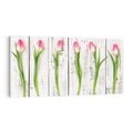 Obraz na płótnie 140x70 - Kwintesencja Piękna - kwiaty, tulipany