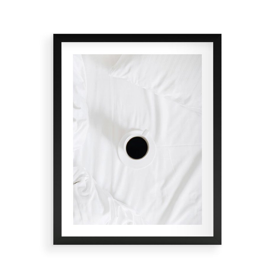 Plakat w ramie 40x50 - Prostota Rytuału - fotografia, minimalizm - rama czarna