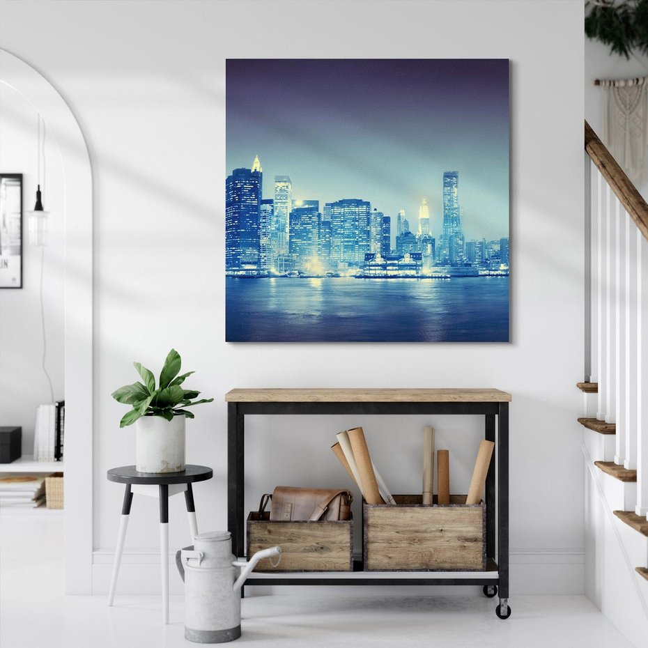 Obraz na płótnie 40x40 - Architektura i tętniące życie - Miasto, Architektura