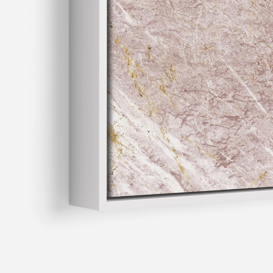 Obraz w ramie 120x80 - Wyjątkowa Stylizacja - marmur, złoto - rama biała