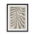Plakat w ramie 50x70 - Zaklęte Kształty - nowoczesna sztuka, plakat modern - rama czarna