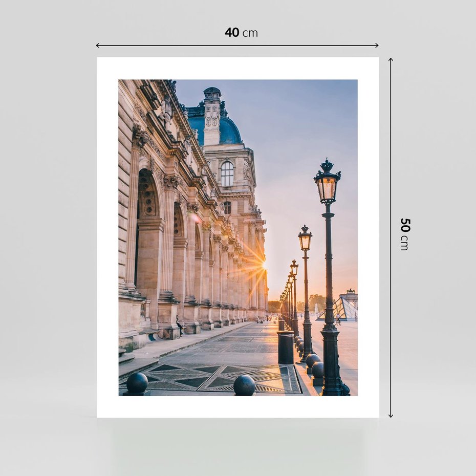 Plakat bez ramy 40x50 - Magiczne spacery - uliczka, perspektywa