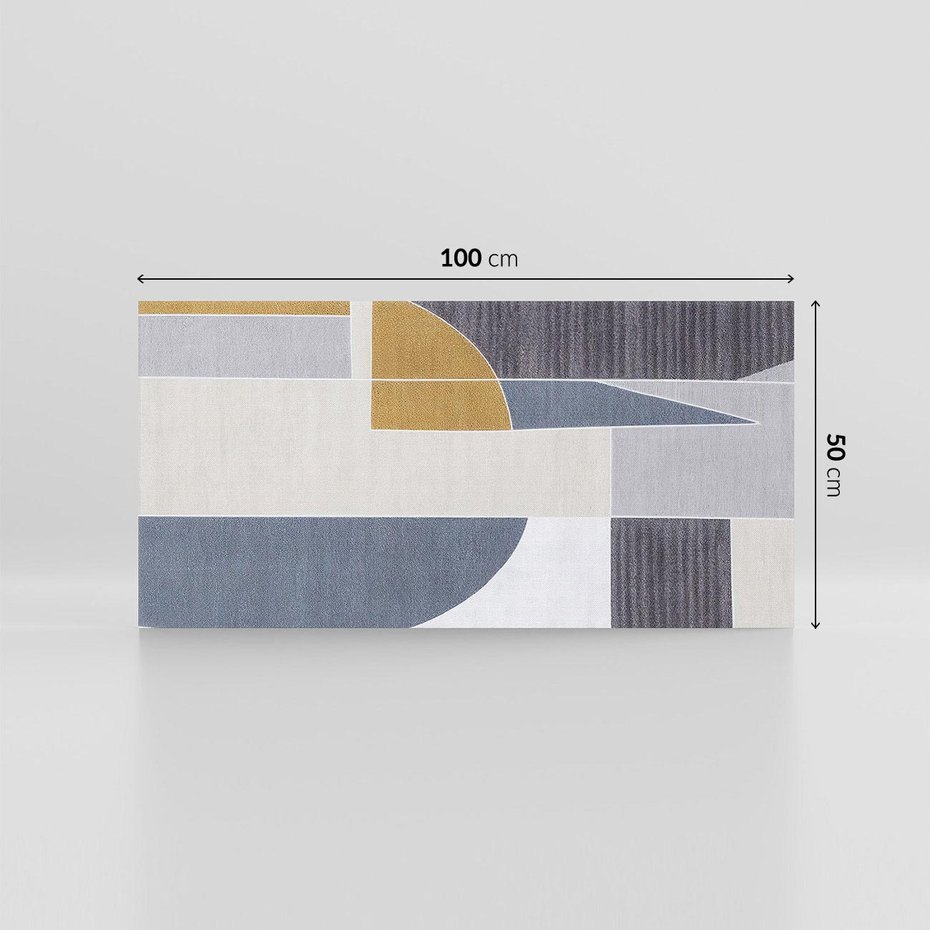 Obraz na płótnie 100x50 - Odbicie wschodzącego jutra - graficzne kształty, geometria