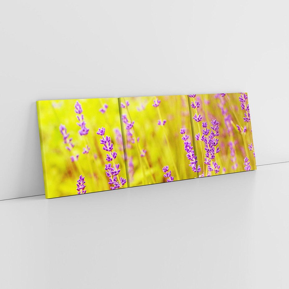Obraz na płótnie 120x40 - Delikatność natury - lawenda, kwiaty
