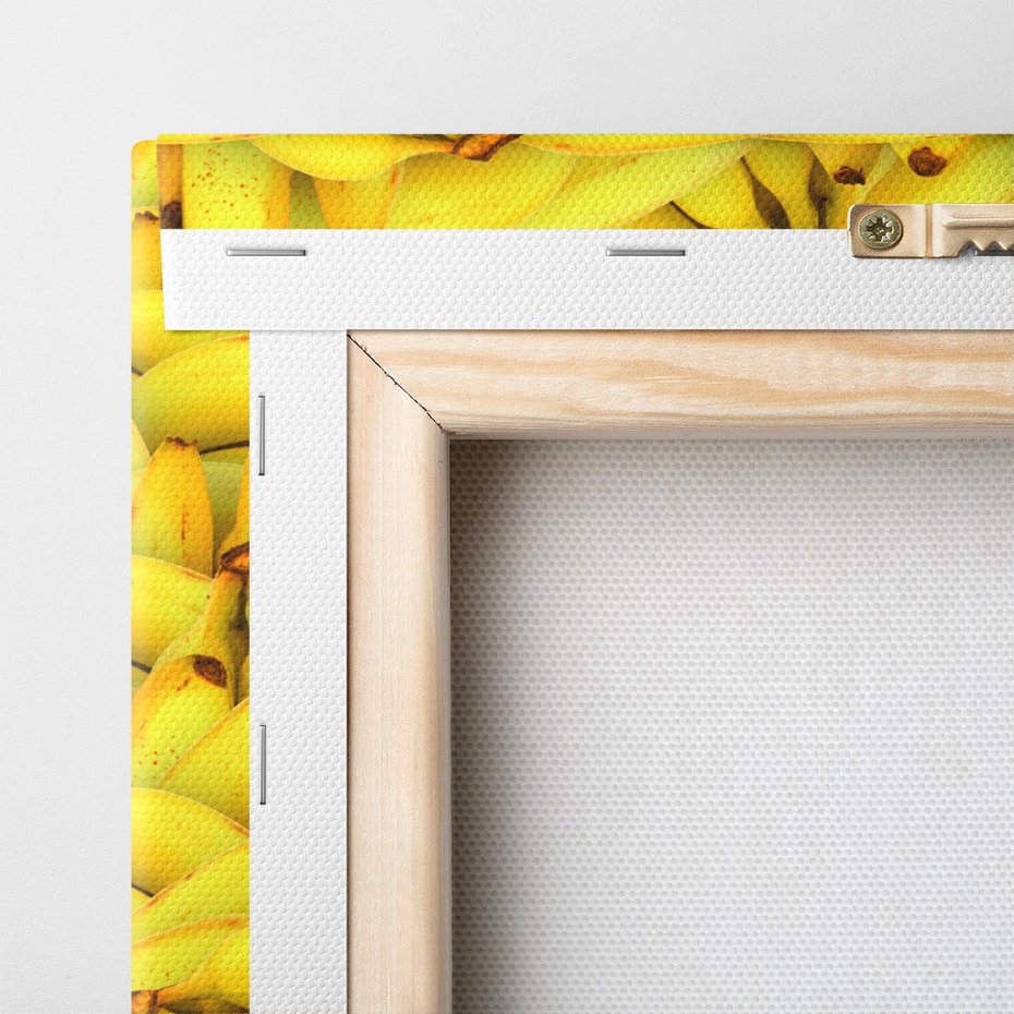 Obraz na płótnie 120x60 - Banany Owocowy Uśmiech - banany, owoce