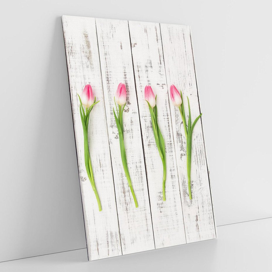 Obraz na płótnie 80x120 - Kwintesencja Piękna - kwiaty, tulipany