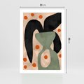 Plakat bez ramy 21x30 - Impresje Boho - abstrakcyjny obraz, plakat