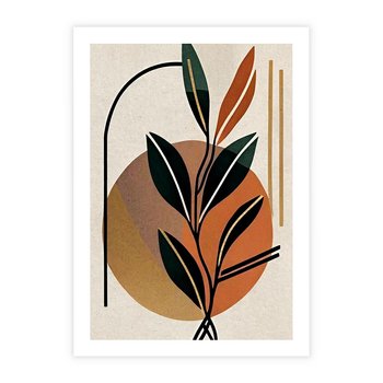 Plakat bez ramy 21x30 - Boho Impulsy Kreatywności - boho obraz, abstrakcja