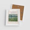 Plakat w ramie 40x50 - Claude Monet: Reprodukcja - Claude Monet, reprodukcja plakat - rama biała