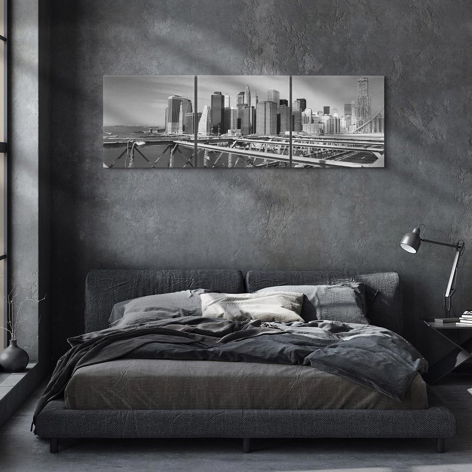 Obraz na płótnie 90x30 - Podróż taksówką przez Nowy Jork - TAXI, miasto