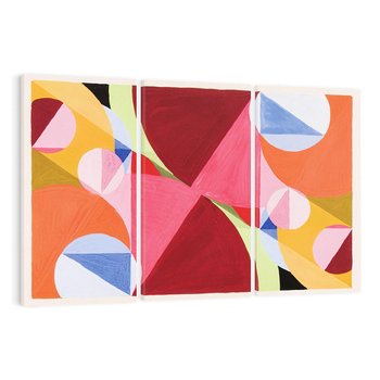 Obraz na płótnie 120x80 - Area Broken by Perpendiculars 1934, Jospeh Schillinger - Reprodukcja - reprodukcja, obraz na płótnie