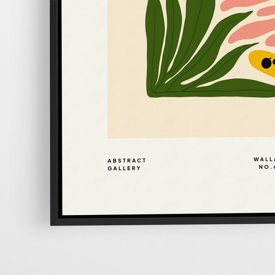 Obraz w ramie 70x100 - Rozkwitające Odbicia - nowoczesny plakat, gepard - rama czarna