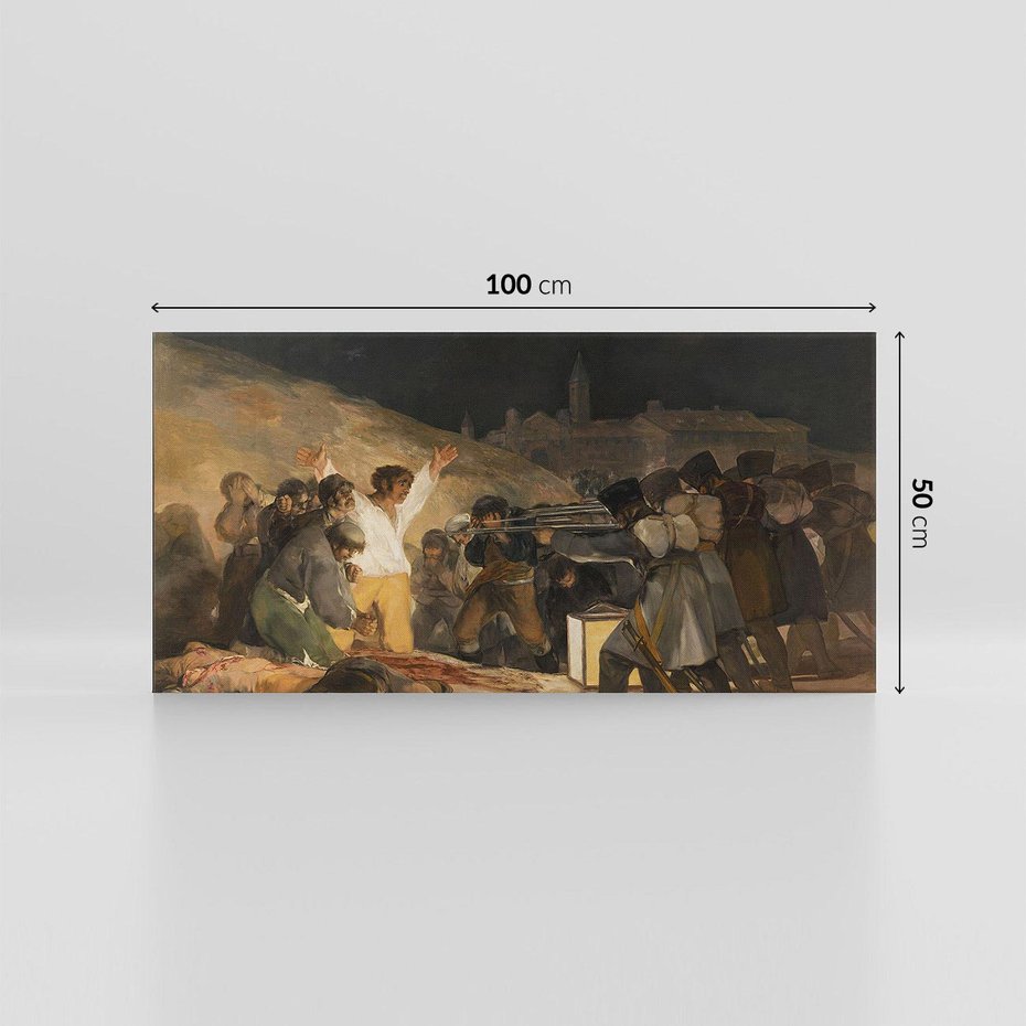 Obraz na płótnie 100x50 - "The Third of May" Francisco Goya - Reprodukcja - reprodukcja, obraz na płótnie