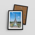 Plakat w ramie 30x40 - Wieża Eiffla - Eiffla, Paryż - rama czarna