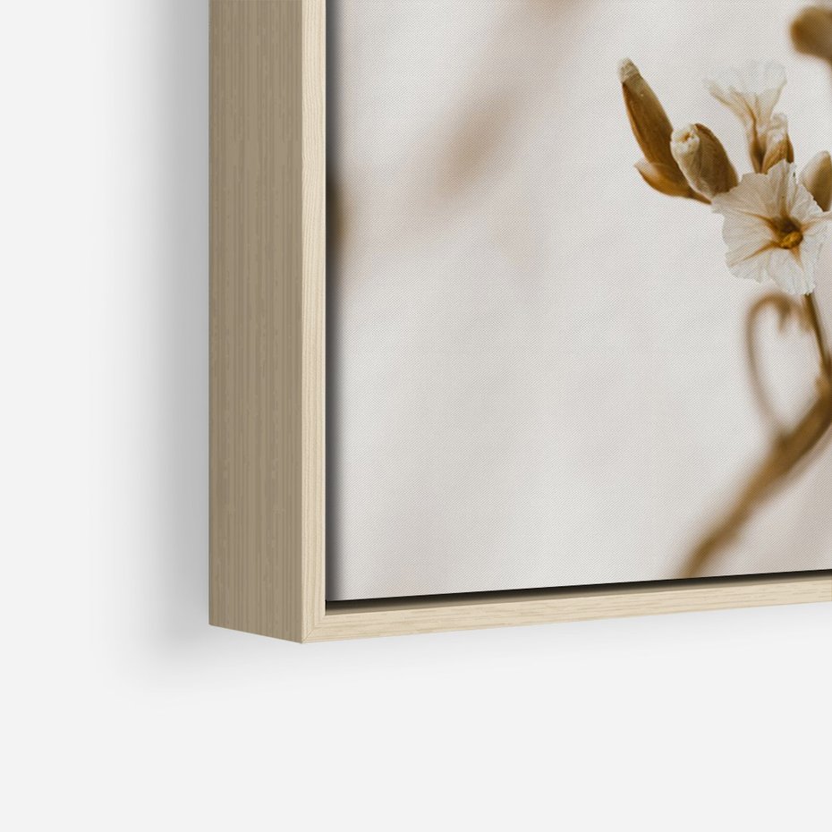 Obraz w ramie 50x70 - Kwiatowa suchość - kwiaty, susz - rama drewno